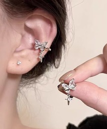 pyornim（ピョルニム）の「【26年春夏新作】アソートイヤーカフ リボン スター エンジェル（イヤーカフ）」