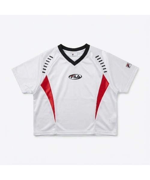 FILA(フィラ)の「FOOTBALL TEE(Tシャツ/カットソー・レディース・シルバー/ブラック/ホワイト・XL/L/M)」の11枚目の写真