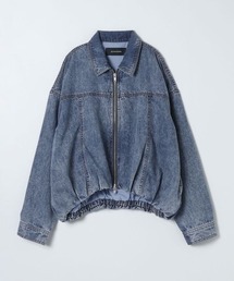 JEANASIS | 【WEB限定】デニムZIPバルーンブルゾン/653184(ブルゾン)
