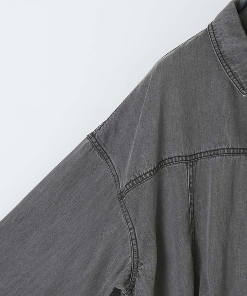 JEANASIS（ジーナシス）の「【WEB限定】デニムZIPバルーンブルゾン/653184（ブルゾン・レディース・ブラック系その他/ブルー系その他・FREE）」の5枚目の写真