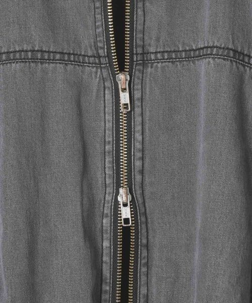 JEANASIS（ジーナシス）の「【WEB限定】デニムZIPバルーンブルゾン/653184（ブルゾン・レディース・ブラック系その他/ブルー系その他・FREE）」の8枚目の写真