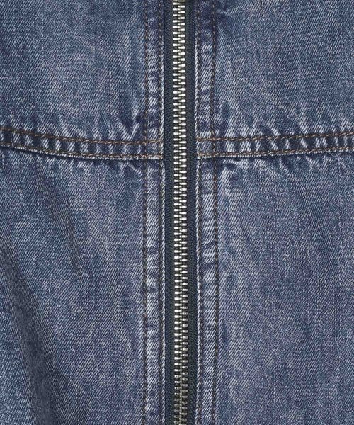 JEANASIS（ジーナシス）の「【WEB限定】デニムZIPバルーンブルゾン/653184（ブルゾン・レディース・ブラック系その他/ブルー系その他・FREE）」の10枚目の写真