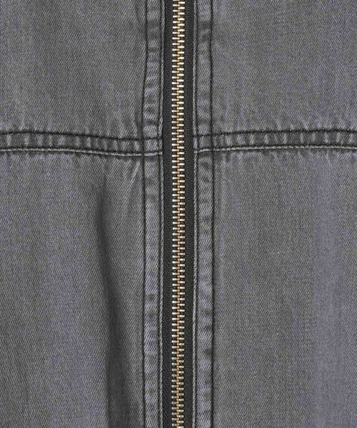 JEANASIS（ジーナシス）の「【WEB限定】デニムZIPバルーンブルゾン/653184（ブルゾン・レディース・ブラック系その他/ブルー系その他・FREE）」の11枚目の写真