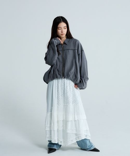 JEANASIS バルーンZIPブルゾン JEANASIS｜バルーンZIPブルゾン | Rakuten Fashion(楽天ファッション