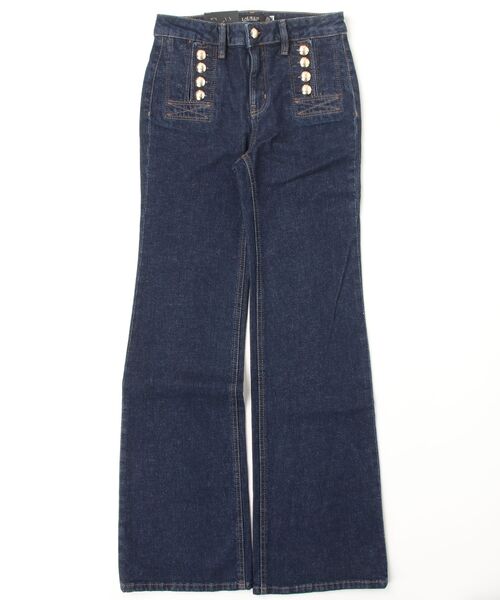 LAUREN RALPH LAUREN(ローレン ラルフ ローレン)の「ハイライズ フレア セーラー ジーンズ(デニムパンツ・レディース・ブルー・0/00/2/4/6)」の7枚目の写真