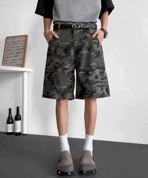 link lot(リンクロット)の「カモフラ柄ハーフパンツ(カーゴパンツ・メンズ・その他・L/M)」の6枚目の写真