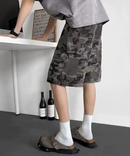 link lot(リンクロット)の「カモフラ柄ハーフパンツ(カーゴパンツ・メンズ・その他・L/M)」の7枚目の写真