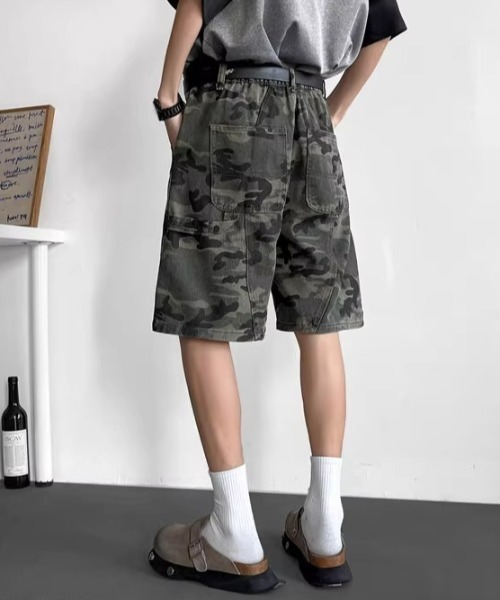 link lot(リンクロット)の「カモフラ柄ハーフパンツ(カーゴパンツ・メンズ・その他・L/M)」の3枚目の写真