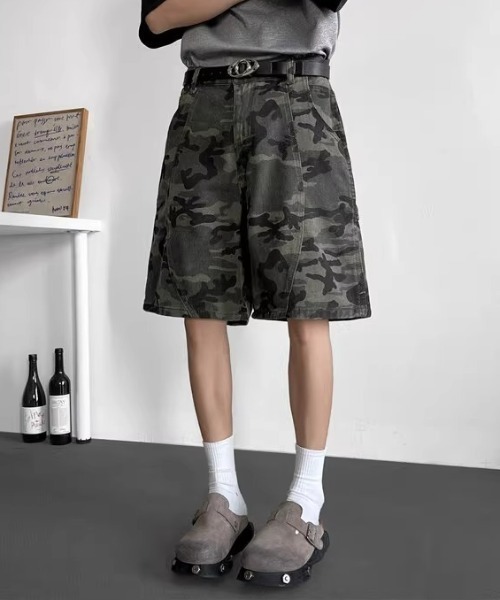 link lot(リンクロット)の「カモフラ柄ハーフパンツ(カーゴパンツ・メンズ・その他・L/M)」の4枚目の写真