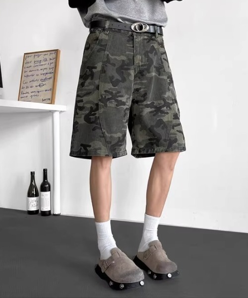link lot(リンクロット)の「カモフラ柄ハーフパンツ(カーゴパンツ・メンズ・その他・L/M)」の5枚目の写真
