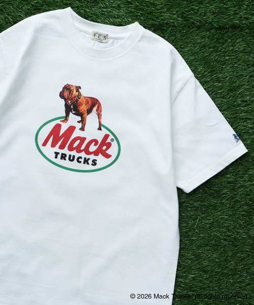 The Endless Summer（エンドレスサマー）の「TES x MACK TRUCKS COLLABORATION TEE Type-A / マックトラックスコラボTシャツ（Tシャツ/カットソー・メンズ・ホワイト/グレー/アイボリー・XX-LARGE/X-LARGE/LARGE/MEDIUM/SMALL）」の2枚目の写真