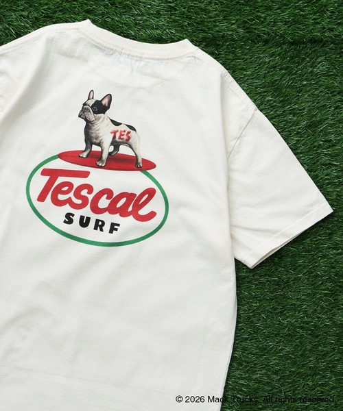 The Endless Summer（エンドレスサマー）の「TES x MACK TRUCKS COLLABORATION TEE Type-A / マックトラックスコラボTシャツ（Tシャツ/カットソー・メンズ・ホワイト/グレー/アイボリー・XX-LARGE/X-LARGE/LARGE/MEDIUM/SMALL）」の4枚目の写真
