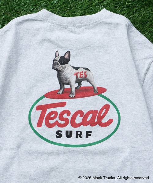 The Endless Summer（エンドレスサマー）の「TES x MACK TRUCKS COLLABORATION TEE Type-A / マックトラックスコラボTシャツ（Tシャツ/カットソー・メンズ・ホワイト/グレー/アイボリー・XX-LARGE/X-LARGE/LARGE/MEDIUM/SMALL）」の9枚目の写真