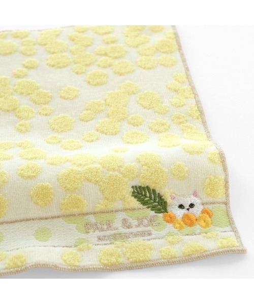 PAUL & JOE ACCESSOIRES(ポールアンドジョーアクセソワ)の「ポール & ジョー アクセソワ タオルハンカチ <ジプシー ミモザ>(ハンカチ/ハンドタオル・レディース・ネイビー/イエロー/アイボリー・FREE)」の7枚目の写真