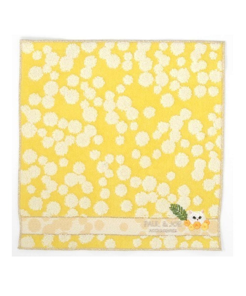 PAUL & JOE ACCESSOIRES(ポールアンドジョーアクセソワ)の「ポール & ジョー アクセソワ タオルハンカチ <ジプシー ミモザ>(ハンカチ/ハンドタオル・レディース・ネイビー/イエロー/アイボリー・FREE)」の6枚目の写真