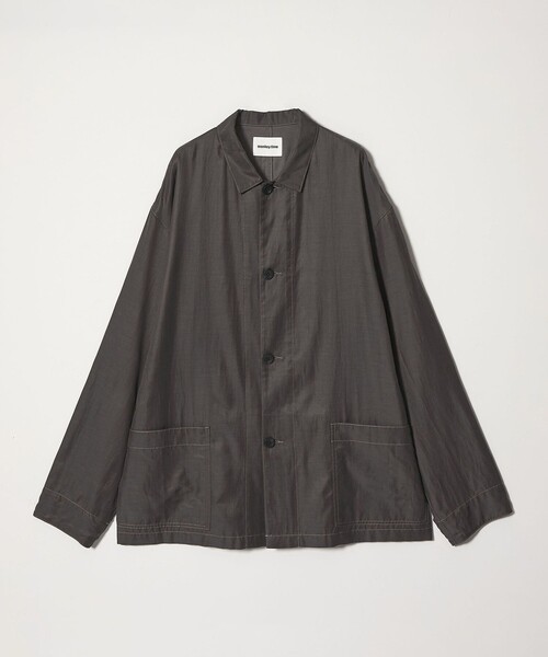 MONKEY TIME（モンキータイム）の「キュプラ コットン フィブリル カバーオール シャツ（シャツ/ブラウス・メンズ・ダークグレー/ロイヤルブルー・S/XL/L/M）」の2枚目の写真