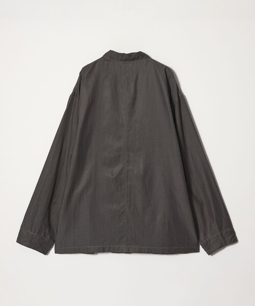 MONKEY TIME（モンキータイム）の「キュプラ コットン フィブリル カバーオール シャツ（シャツ/ブラウス・メンズ・ダークグレー/ロイヤルブルー・S/XL/L/M）」の3枚目の写真