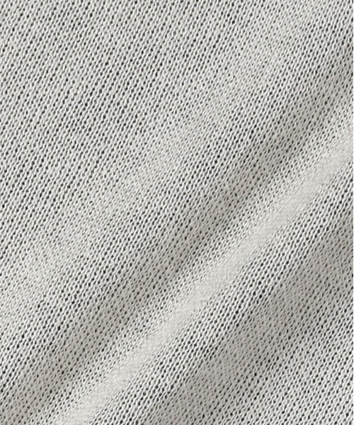 Right-on（ライトオン）の「【Refurbish】グラフィックロゴ ジャガードニットTシャツ (サマーニット / アメカジ / ドロップショルダー)（ニット/セーター・メンズ・ネイビー/イエロー/キナリ/ブラック/ブラウン・M/L/XL/S）」の21枚目の写真