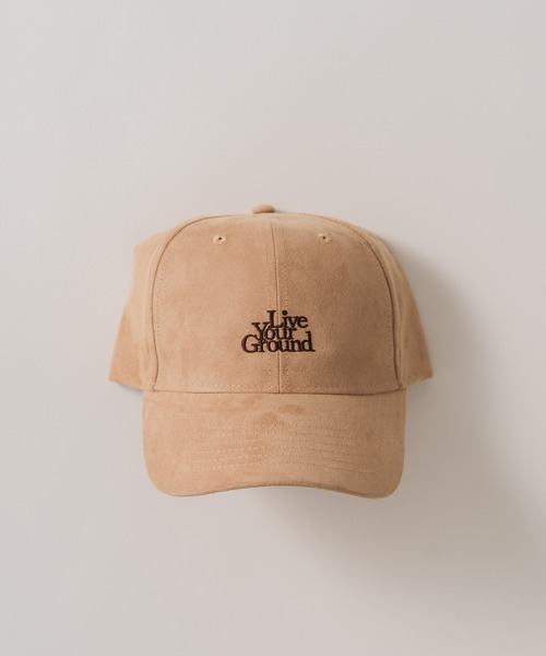 kha:ki（カーキ）の「「KHA:KI / カーキ」スエードキャップ -LIVE YOUR GROUND-（キャップ・レディース・ブラック/ブラウン/ベージュ・FREE）」の9枚目の写真
