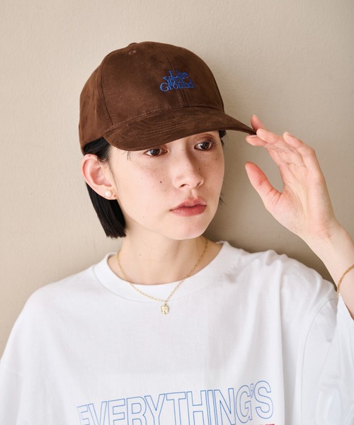 kha:ki（カーキ）の「「KHA:KI / カーキ」スエードキャップ -LIVE YOUR GROUND-（キャップ・レディース・ブラック/ブラウン/ベージュ・FREE）」の13枚目の写真