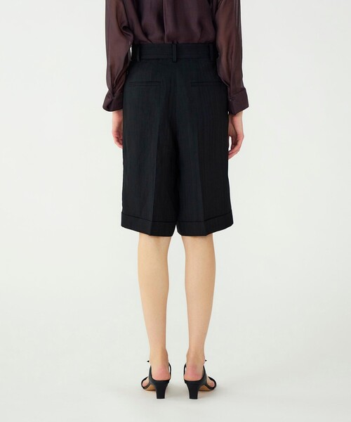 BALLSEY(ボールジィ)の「レーヨンリネンブッチャー バミューダパンツ(その他パンツ・レディース・ブラウン/ブラック・36/34)」の6枚目の写真
