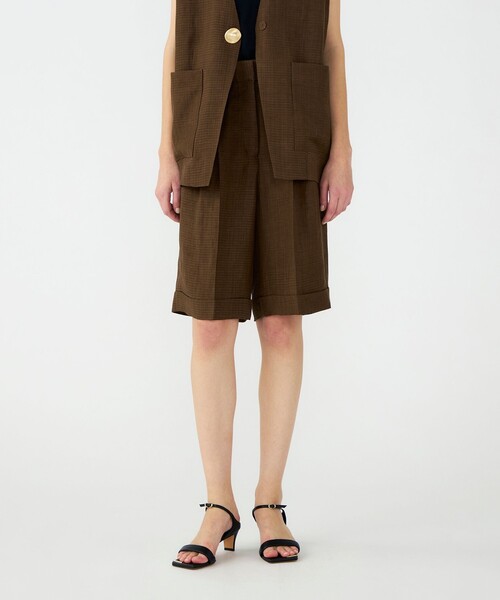 BALLSEY(ボールジィ)の「レーヨンリネンブッチャー バミューダパンツ(その他パンツ・レディース・ブラウン/ブラック・36/34)」の13枚目の写真