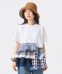 TORI-TO（トリト）の「【別注】TORI-TO / ティアード Tシャツ（Tシャツ/カットソー）」