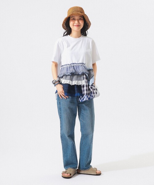 TORI-TO(トリト)の「【別注】TORI-TO / ティアード Tシャツ(Tシャツ/カットソー・レディース・ブラック/ホワイト・ONE SIZE)」の12枚目の写真