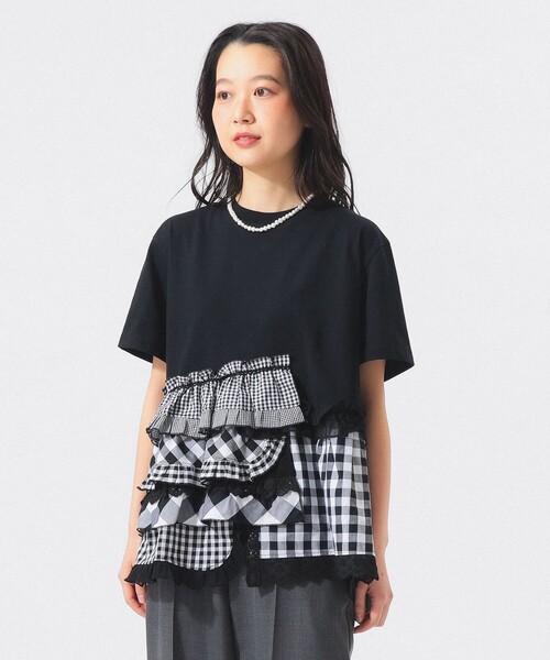 TORI-TO(トリト)の「【別注】TORI-TO / ティアード Tシャツ(Tシャツ/カットソー・レディース・ブラック/ホワイト・ONE SIZE)」の19枚目の写真