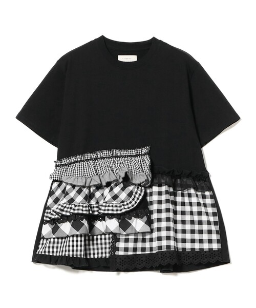 TORI-TO(トリト)の「【別注】TORI-TO / ティアード Tシャツ(Tシャツ/カットソー・レディース・ブラック/ホワイト・ONE SIZE)」の8枚目の写真