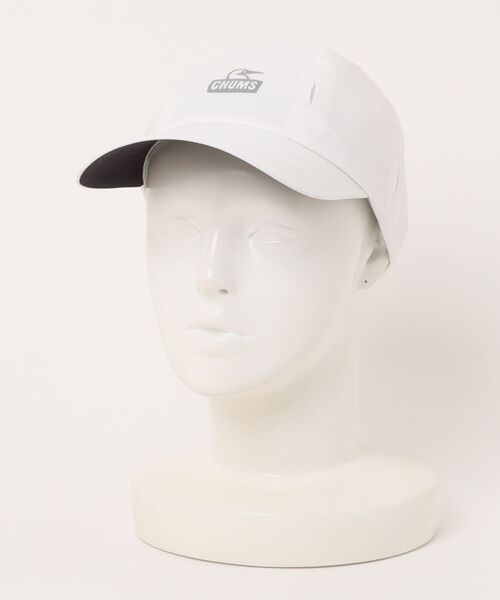 CHUMS（チャムス）の「【CHMUS/チャムス】ランニングブッシュパイロットキャップ /Running Bush Pilot Cap /UVカット（キャップ・メンズ・その他1/ホワイト/ブラック/グリーン/ローズ・フリー）」の2枚目の写真