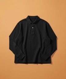 LOS ANGELES APPAREL | 【Los Angeles Apparel/ロサンゼルス・アパレル】Long Sleeve Polo T-Shirt/長袖 ポロシャツ 無地 / 6.5oz コットンジャージ / 製品染め ガーメントダイ / アメリカ製/ ユニセックス(18417GD)(ポロシャツ)
