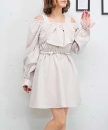 FUN（ファン）の「リボンミニワンピース（ワンピース）」