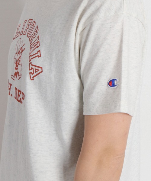 Champion(チャンピオン)の「【Champion】SHORT SLEEVE TEE(Tシャツ/カットソー・レディース・ネイビー/オートミール・M)」の21枚目の写真