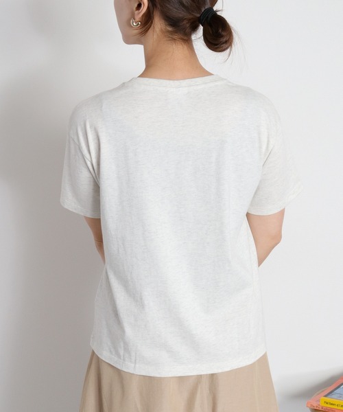 Champion(チャンピオン)の「【Champion】SHORT SLEEVE TEE(Tシャツ/カットソー・レディース・ネイビー/オートミール・M)」の17枚目の写真