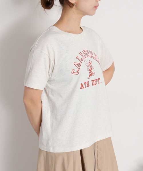 Champion(チャンピオン)の「【Champion】SHORT SLEEVE TEE(Tシャツ/カットソー・レディース・ネイビー/オートミール・M)」の18枚目の写真