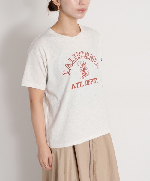 Champion(チャンピオン)の「【Champion】SHORT SLEEVE TEE(Tシャツ/カットソー・レディース・ネイビー/オートミール・M)」の19枚目の写真