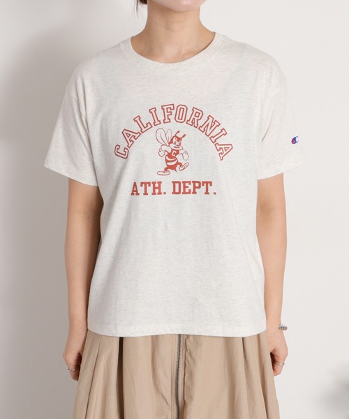 Champion(チャンピオン)の「【Champion】SHORT SLEEVE TEE(Tシャツ/カットソー・レディース・ネイビー/オートミール・M)」の15枚目の写真