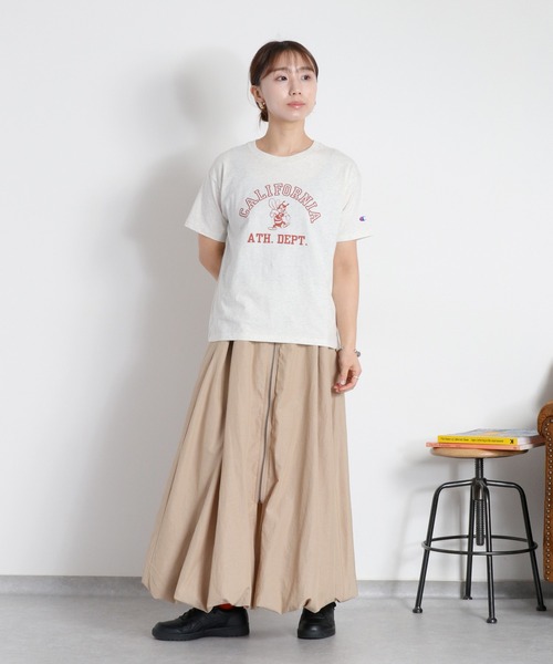 Champion(チャンピオン)の「【Champion】SHORT SLEEVE TEE(Tシャツ/カットソー・レディース・ネイビー/オートミール・M)」の12枚目の写真