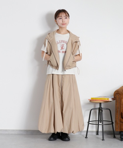 Champion(チャンピオン)の「【Champion】SHORT SLEEVE TEE(Tシャツ/カットソー・レディース・ネイビー/オートミール・M)」の13枚目の写真