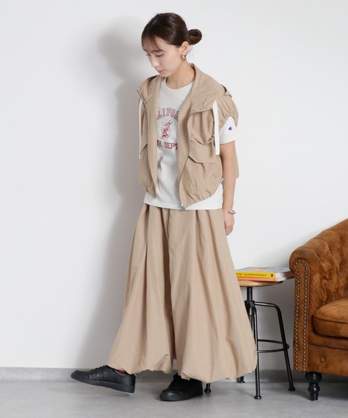 Champion(チャンピオン)の「【Champion】SHORT SLEEVE TEE(Tシャツ/カットソー・レディース・ネイビー/オートミール・M)」の14枚目の写真
