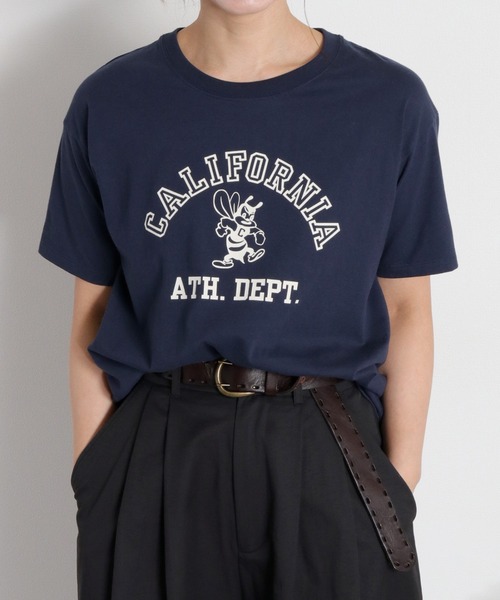 Champion(チャンピオン)の「【Champion】SHORT SLEEVE TEE(Tシャツ/カットソー・レディース・ネイビー/オートミール・M)」の10枚目の写真
