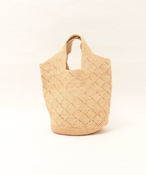 NOLLEY’S(ノーリーズ)の「【IVAHONA/イバオナ】 ラフィアかごバッグ(かごバッグ・レディース・ナチュラル・FREE)」の4枚目の写真