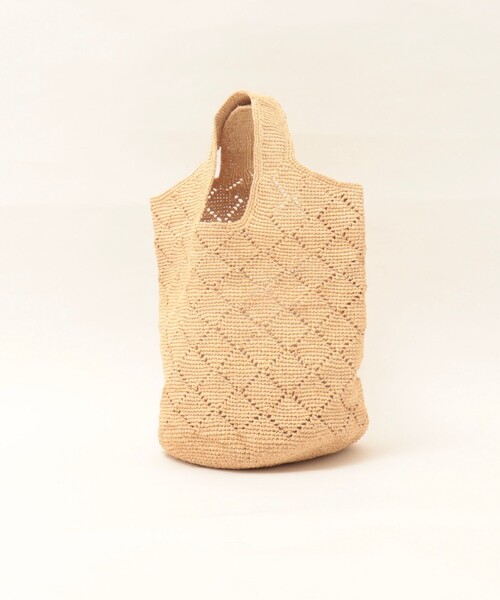 NOLLEY’S(ノーリーズ)の「【IVAHONA/イバオナ】 ラフィアかごバッグ(かごバッグ・レディース・ナチュラル・FREE)」の5枚目の写真