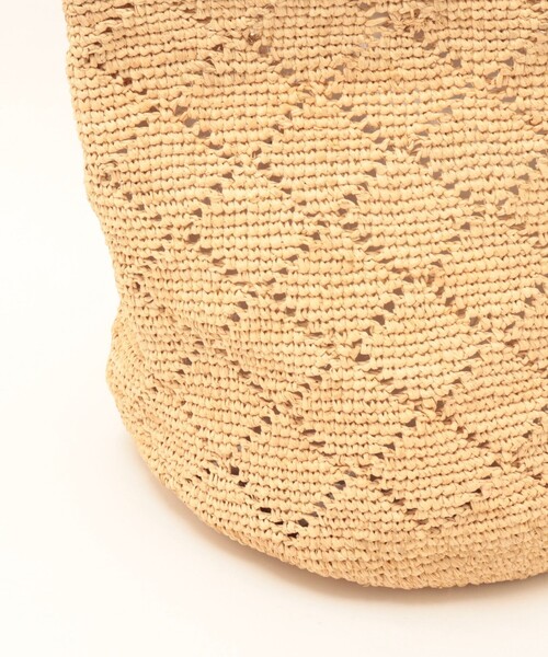 NOLLEY’S(ノーリーズ)の「【IVAHONA/イバオナ】 ラフィアかごバッグ(かごバッグ・レディース・ナチュラル・FREE)」の7枚目の写真