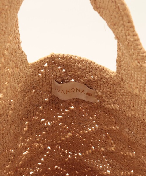 NOLLEY’S(ノーリーズ)の「【IVAHONA/イバオナ】 ラフィアかごバッグ(かごバッグ・レディース・ナチュラル・FREE)」の8枚目の写真