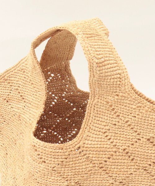 NOLLEY’S(ノーリーズ)の「【IVAHONA/イバオナ】 ラフィアかごバッグ(かごバッグ・レディース・ナチュラル・FREE)」の10枚目の写真