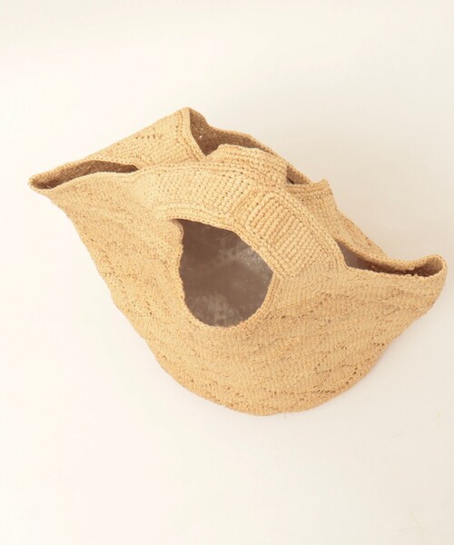 NOLLEY’S(ノーリーズ)の「【IVAHONA/イバオナ】 ラフィアかごバッグ(かごバッグ・レディース・ナチュラル・FREE)」の11枚目の写真