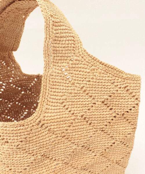 NOLLEY’S(ノーリーズ)の「【IVAHONA/イバオナ】 ラフィアかごバッグ(かごバッグ・レディース・ナチュラル・FREE)」の12枚目の写真