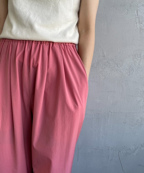 JEANS FACTORY Clothes（ジーンズファクトリークローズ）の「【WEB先行予約】[Jeans Factory Clothes/ジーンズファクトリークローズ] 7DAYS  ナイロンイージーカラーパンツ（その他パンツ・レディース・グレー/ブラック/オレンジ/ピンク/ライム/ブラウン/ターコイズブルー・F）」の15枚目の写真